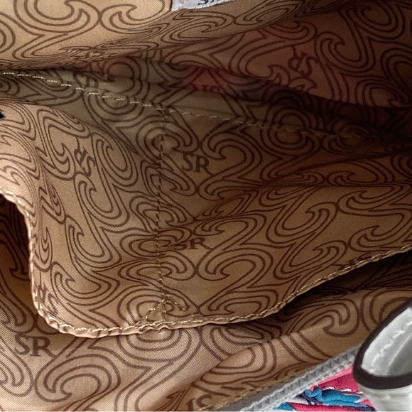 Sienna Ricchi Small Crossbody Top Zipper Closure Purse Color Raspberry P… - Picture 7 of 11